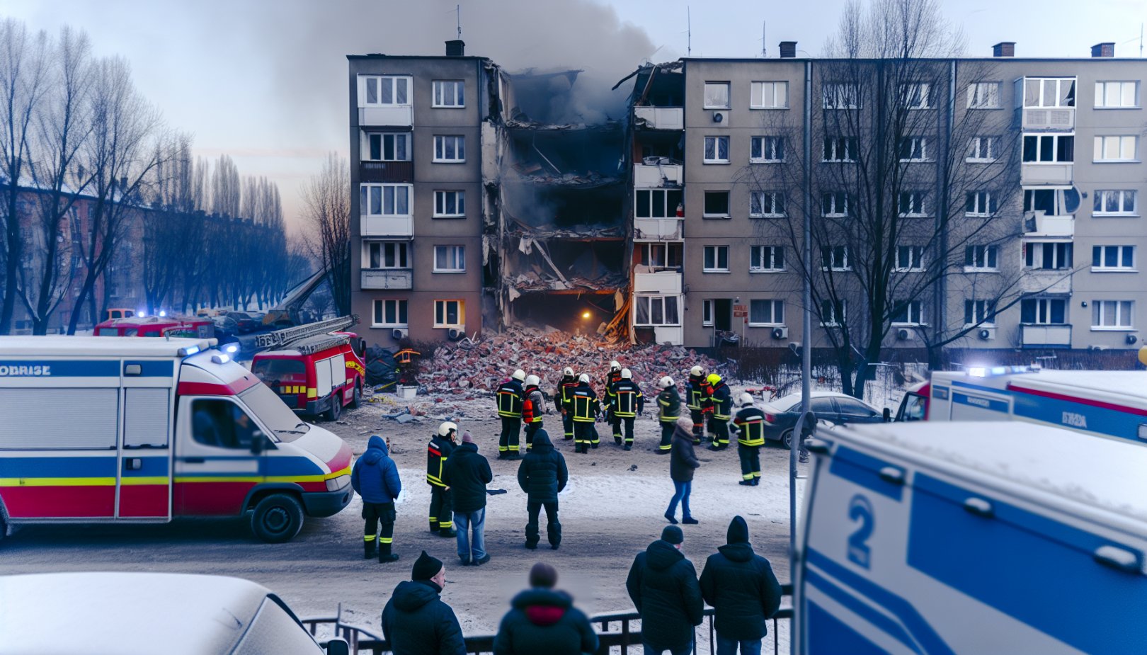 Massivt russisk drone- og missilangrep mot Kyiv: Sivile hardt rammet