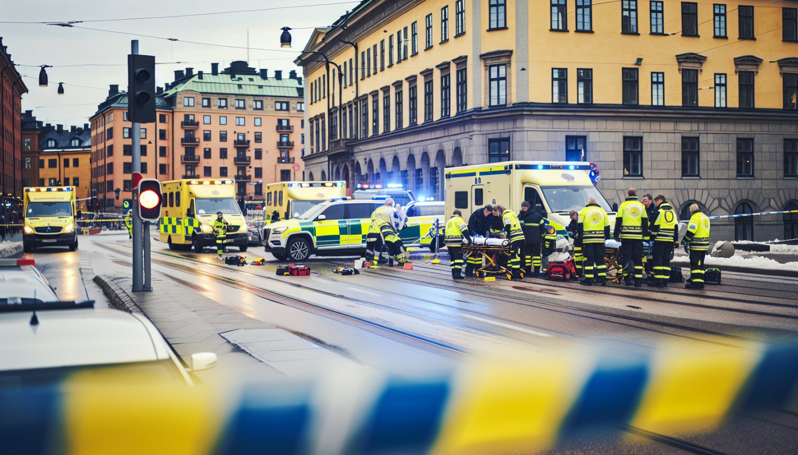 Tragedie i Stockholm: Bussulykke krever tre liv nær KTH