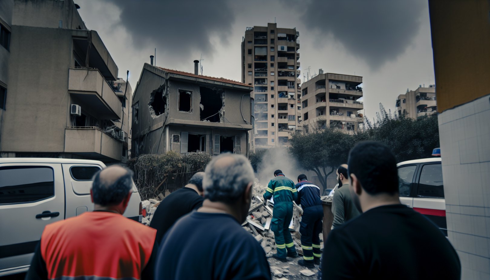 Israel angriper Beirut: Hizbollah-leder drept, våpenhvile truet